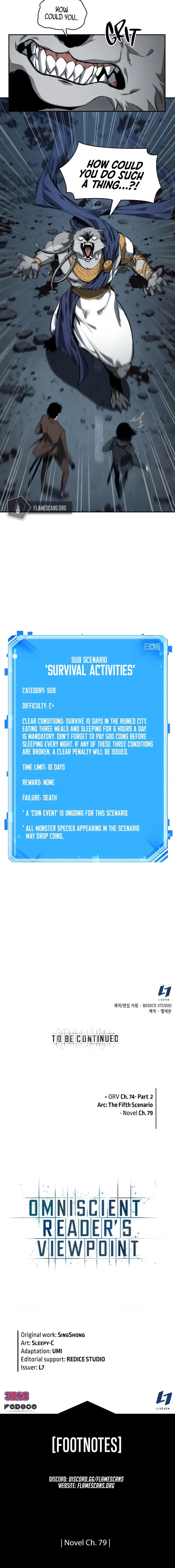 Omniscient Reader's Viewpoint manga, chapter 74, page 9 of 9