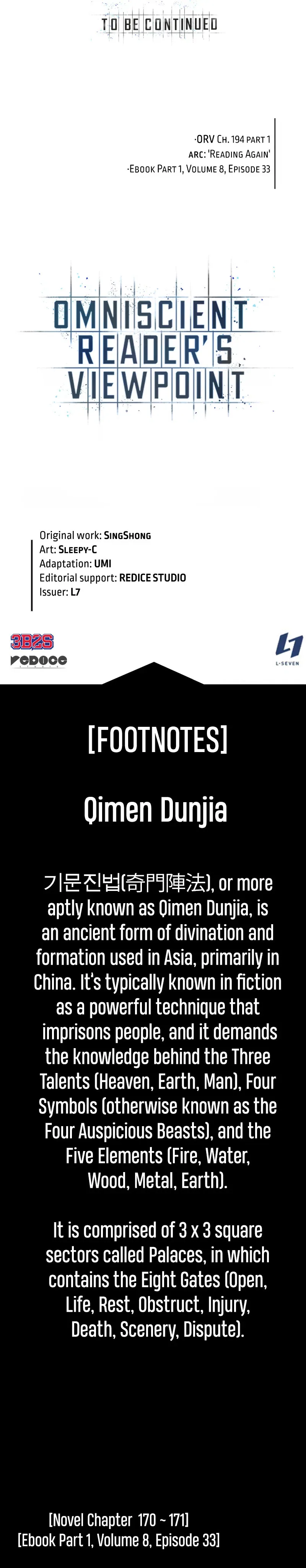 Omniscient Reader's Viewpoint manga, chapter 194, page 16 of 16