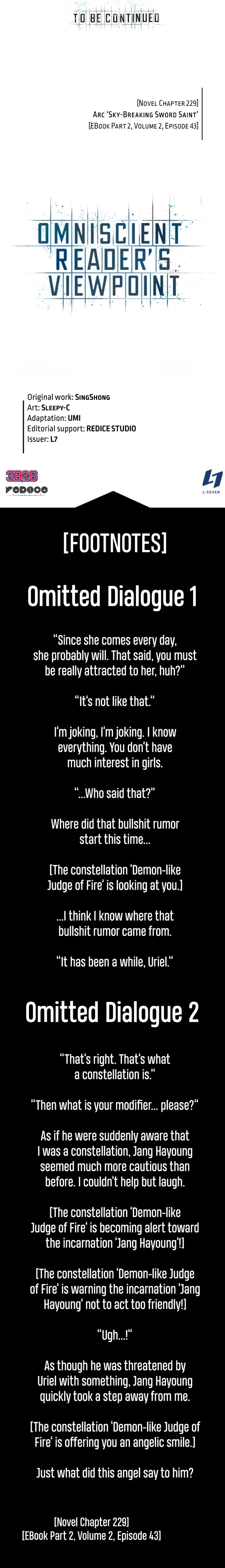 Omniscient Reader's Viewpoint manga, chapter 262, page 17 of 17