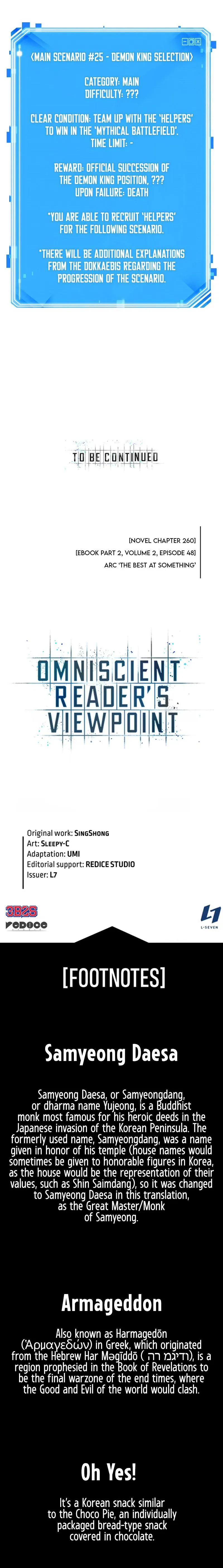 Omniscient Reader's Viewpoint manga, chapter 293, page 13 of 13